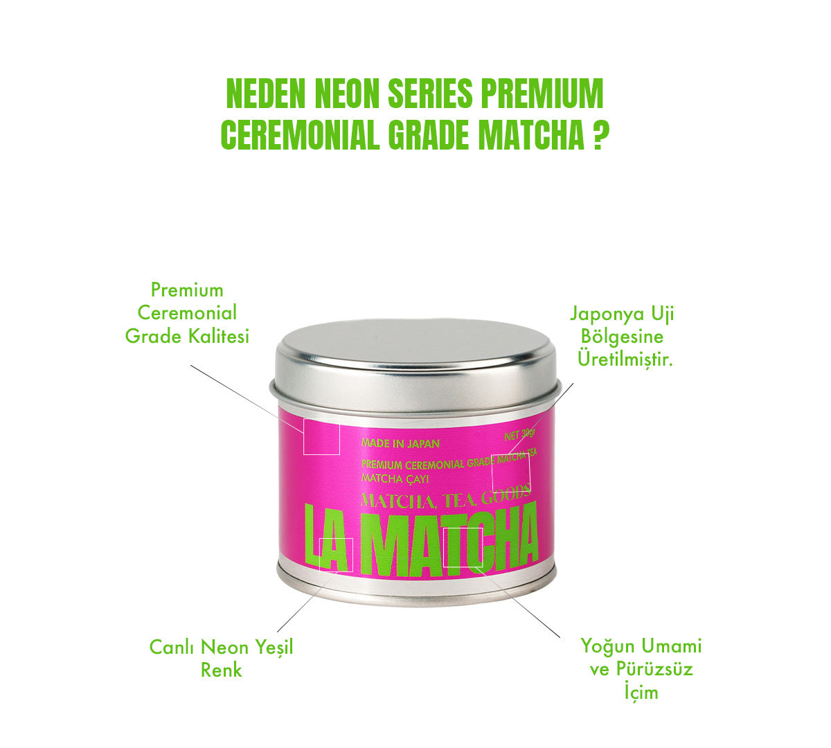 Neon Series Premium Ceremonial Matcha